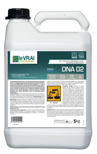 DNA 01 Nettoyant dsinfectant homol