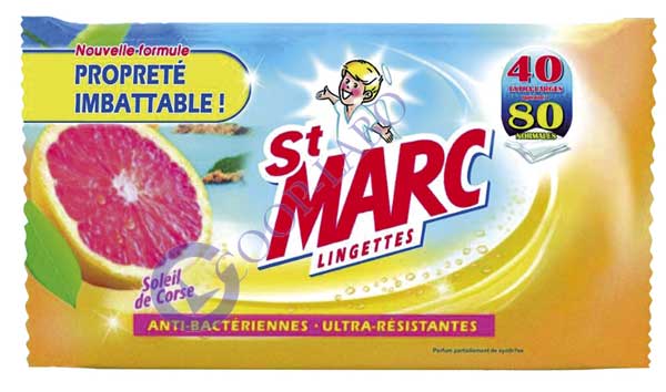 Lingettes parfumées ST MARC