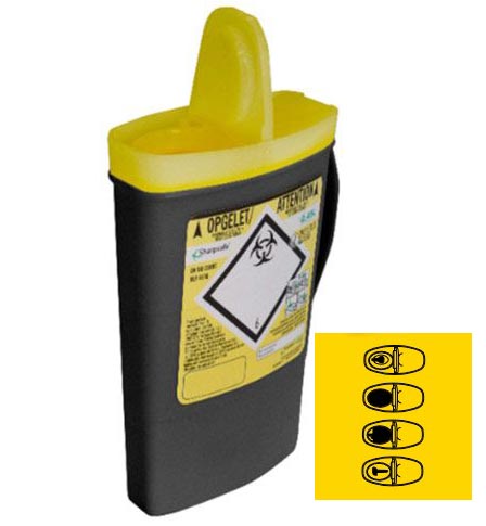 CONTAINER SHARPSAFE 0.45L