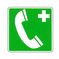 PANNEAU PVC SIGNALISATION TELEPHONE