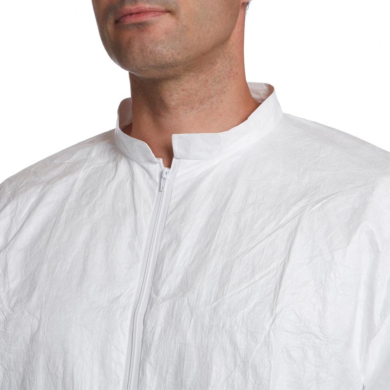 Blouse de laboratoire PL309 Tyvek® 500 DUPONT avec zip SANS poche