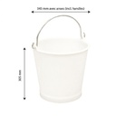 Seau rond GILAC 13 L