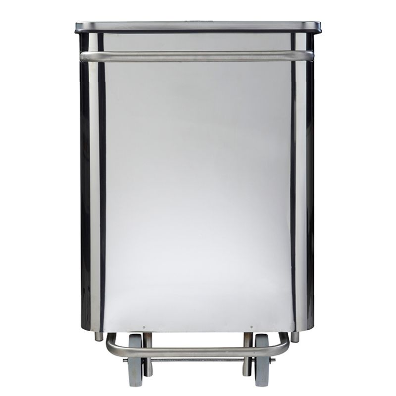 Poubelle de cuisine mobile inox Collecroule ROSSIGNOL 70L, 110L