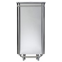 Poubelle de cuisine mobile inox Collecroule ROSSIGNOL 70L, 110L