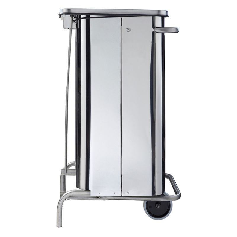 Poubelle de cuisine mobile inox Collecroule ROSSIGNOL 70L, 110L