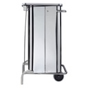 Poubelle de cuisine mobile inox Collecroule ROSSIGNOL 70L, 110L