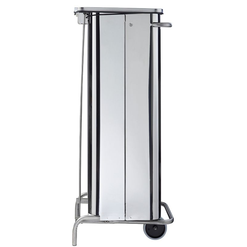 Poubelle de cuisine mobile inox Collecroule ROSSIGNOL 70L, 110L