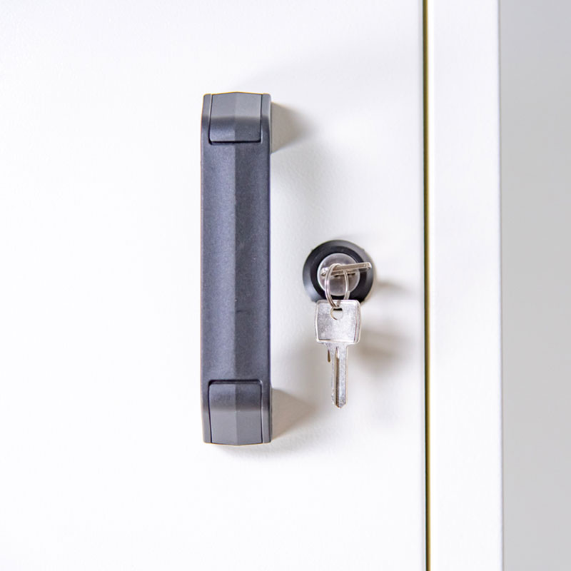 Armoire de sécurité haute 3 portes 3 compartiments TRIONYX