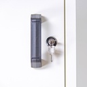 Armoire de sécurité haute 3 portes 3 compartiments TRIONYX