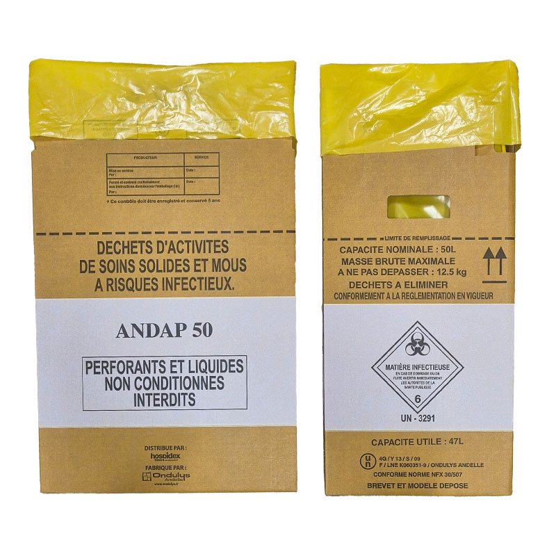 POUBELLE AND-AP 50L ECRU