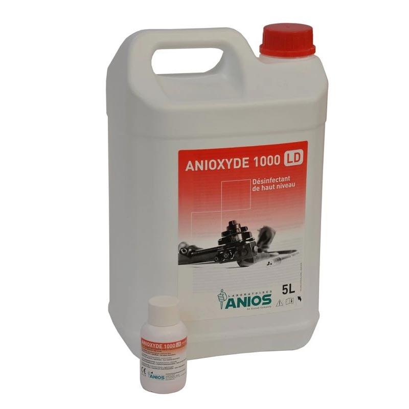 Désinfectant pour matériel médical Anioxyde 1000 LD ANIOS - Bidon 5 L