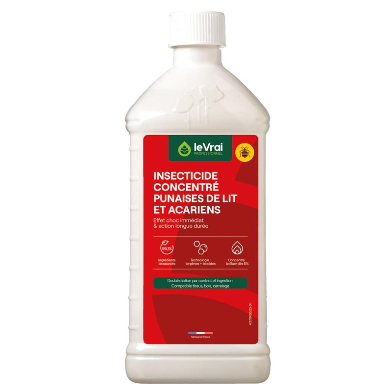 Insecticide punaises de lit et acariens Le Vrai Professionnel