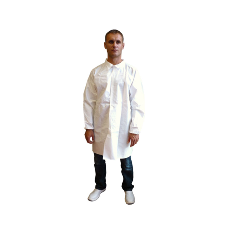 Blouse blanche de protection et d'hygiène étanche antistatique