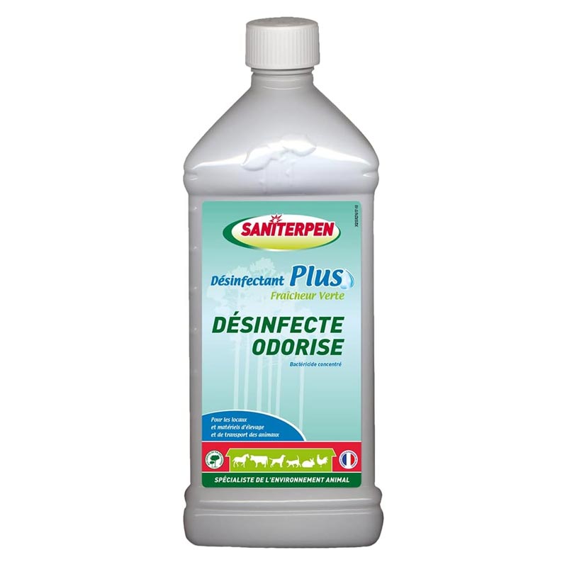 [1162] Désinfectant Plus SANITERPEN Fraîcheur Verte - 1 et 5 L (1L)