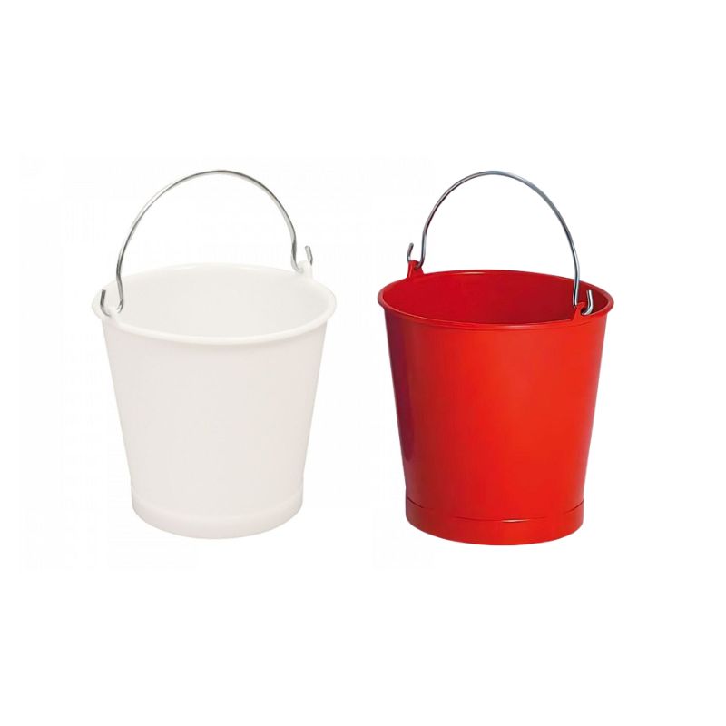[346R] Seau rond GILAC 10 L (Rouge)