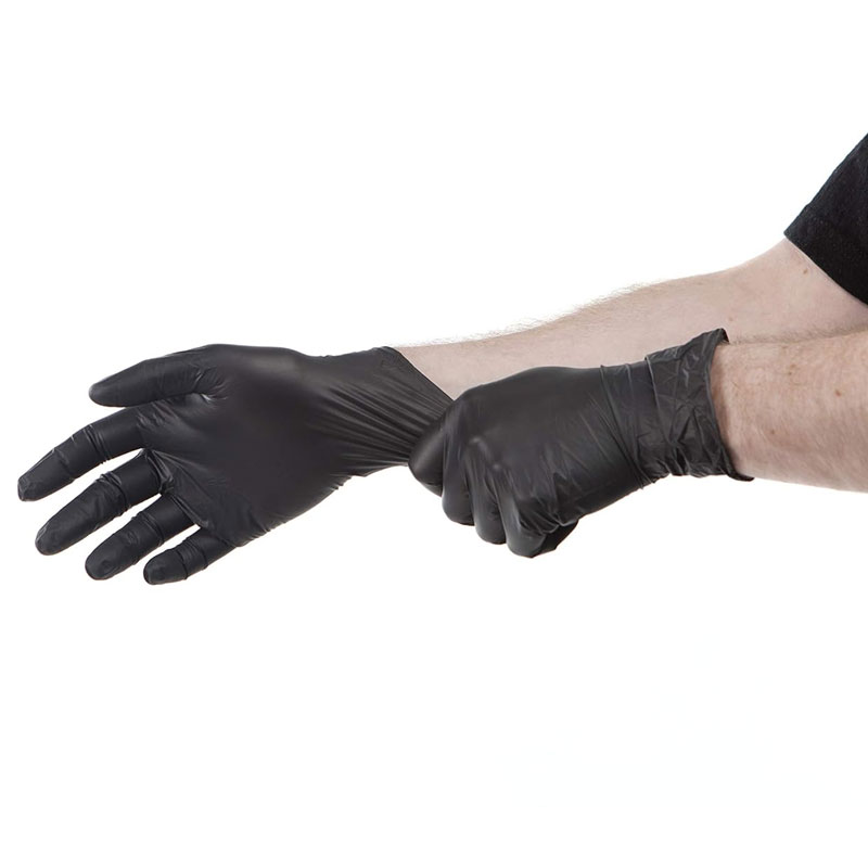 [48203S] Gants nitrile non poudré noir Black Star MUTEXIL x 100 (S)