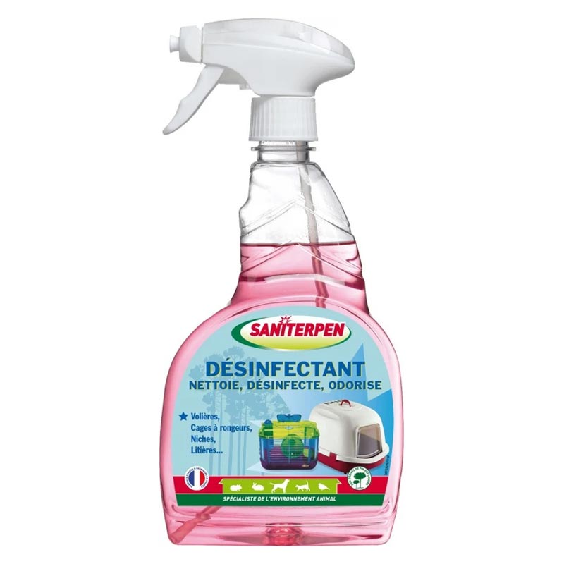[125202] Désinfectant environnement animal SANITERPEN 750 ml