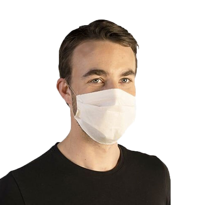 [2002] Masques d'hygiène économiques papier blanc 2 plis x 100