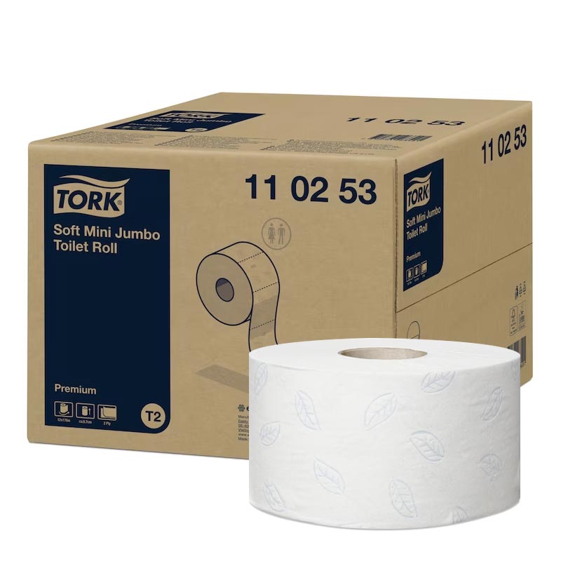 [444] Papiers toilette Mini Jumbo doux Premium T2 TORK x 12 rouleaux