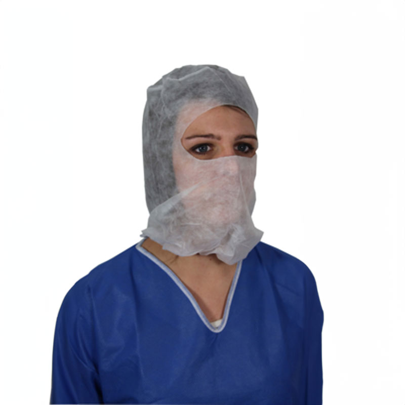 [472] Cagoule type heaume polypro blanc x 50