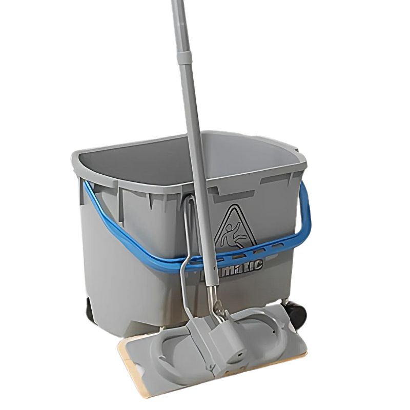 [MM30] Ensemble complet lavage sols : seau 30 L + balai +éponge NUMATIC