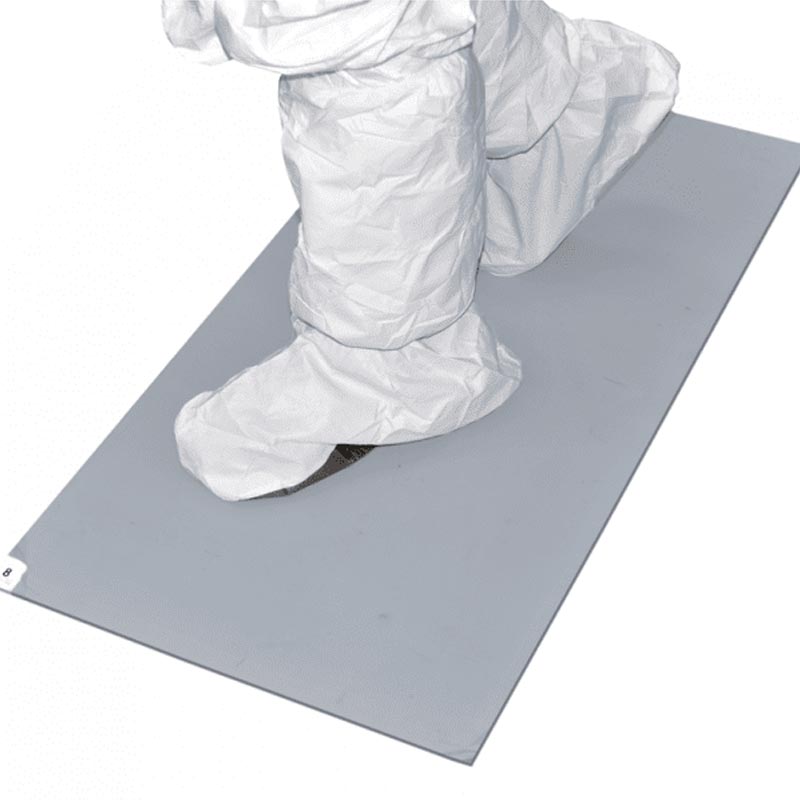 [757] Tapis de décontamination pelable gris 115x45 cm x 8