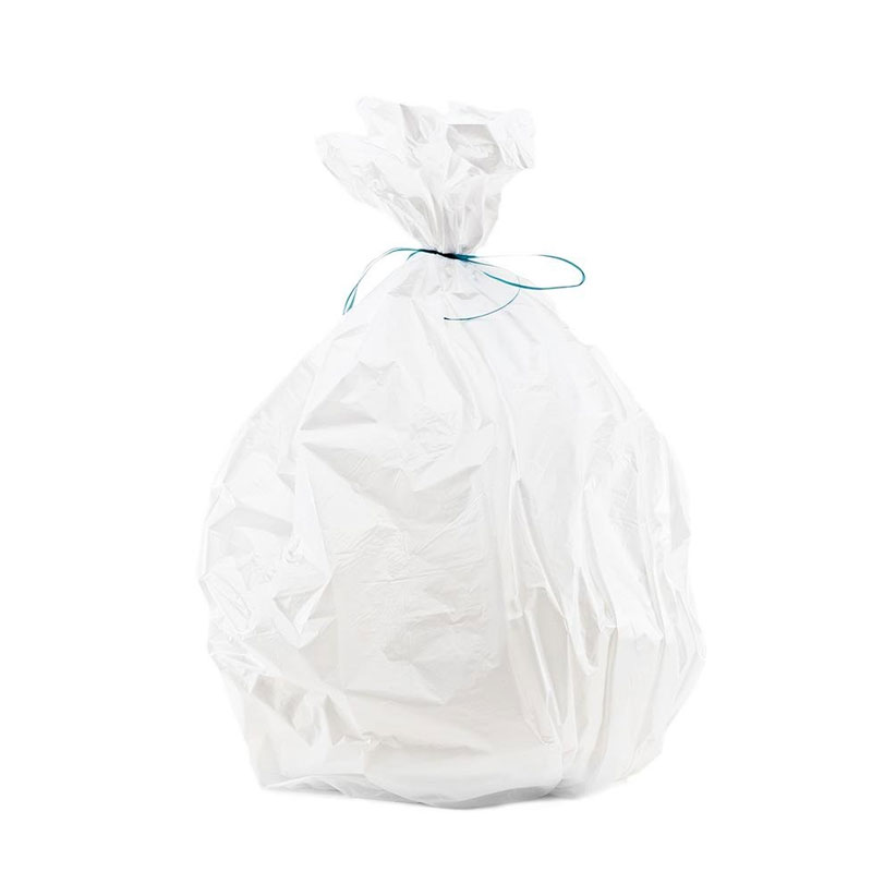 [112012] Sacs poubelles 30 L / PEHD blanc 12 µ x 500