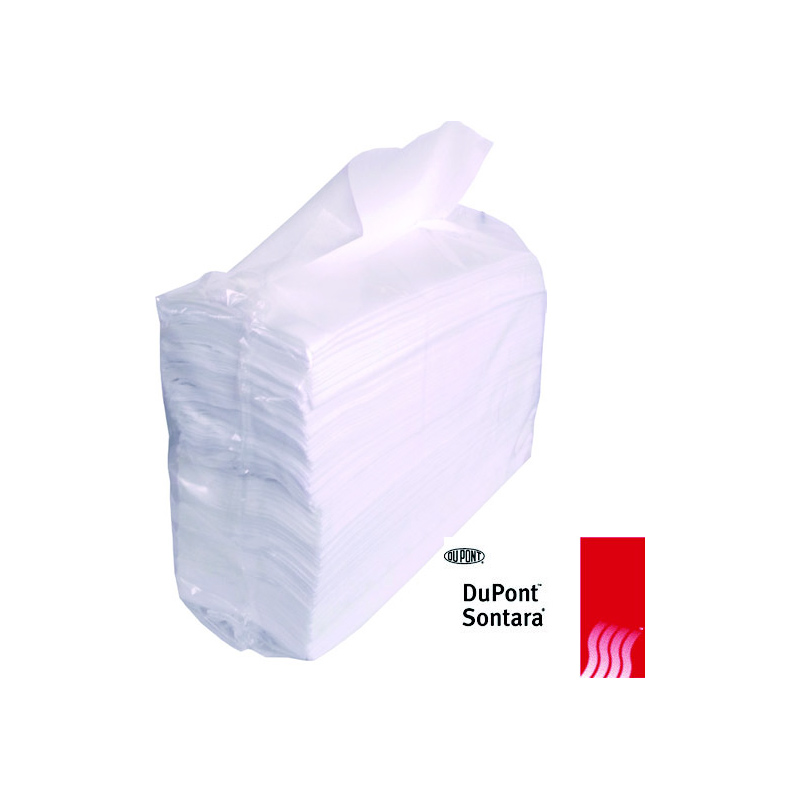 [484015] Essuyeur Sontara blanc 33 x 42 cm - 150 formats