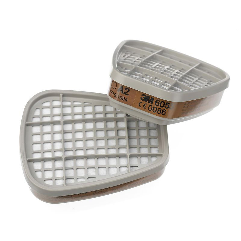 [134180] Filtres 6055 antigaz antivapeur 3M - Lot de 2