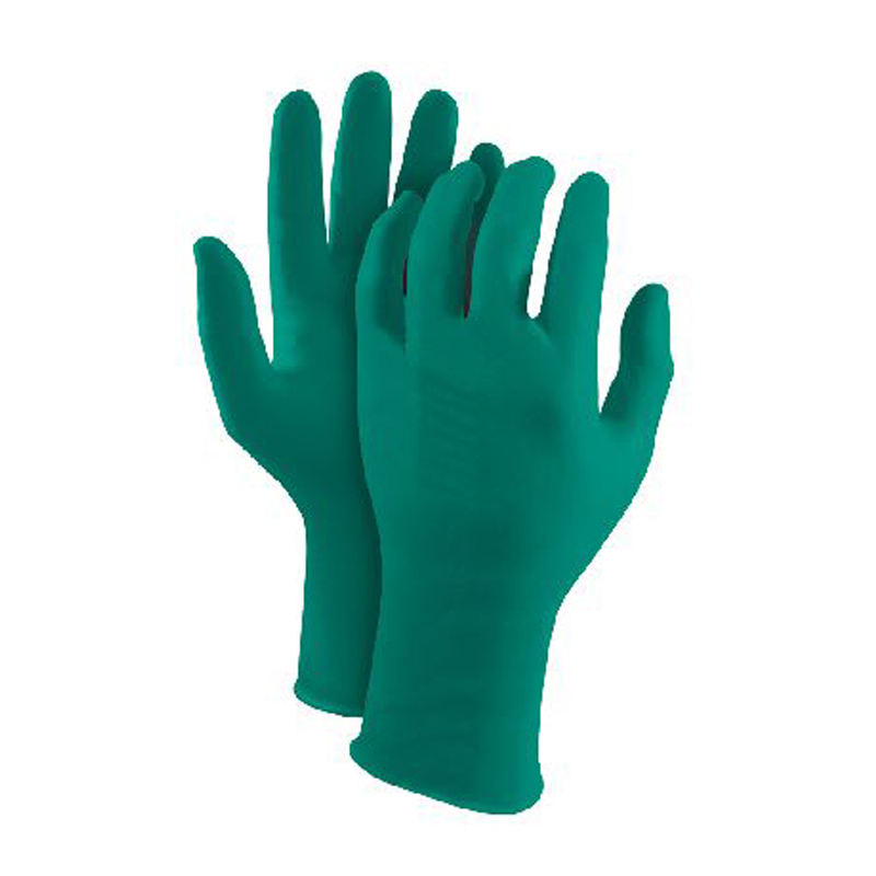 [723128VESS] Gants jetables nitrile non poudrés verts EPIKA (S)