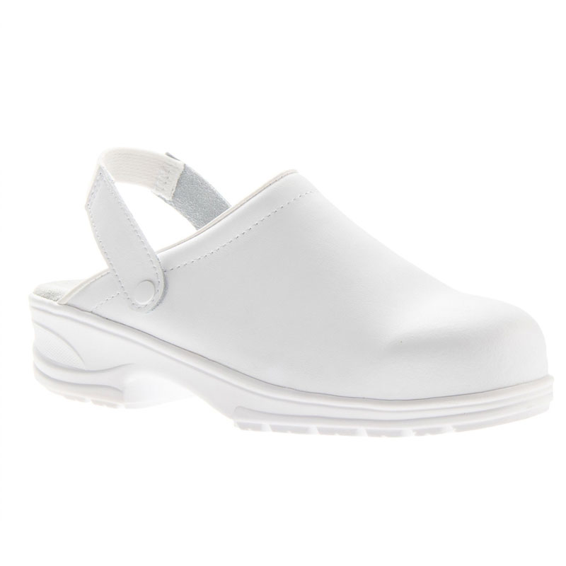 [8155P35] Sabots de sécurité SB SRC en cuir blanc Thor NORDWAYS (35)
