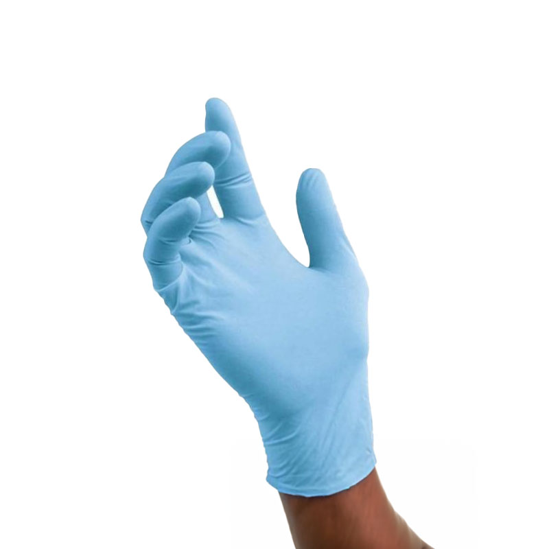 [900321S] Gants jetables en nitrile non poudré bleu x 100 (S)