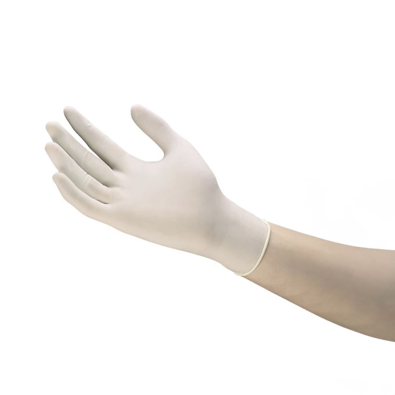 [900205S] Gants jetables latex non poudré rugueux naturel x 100 (S)