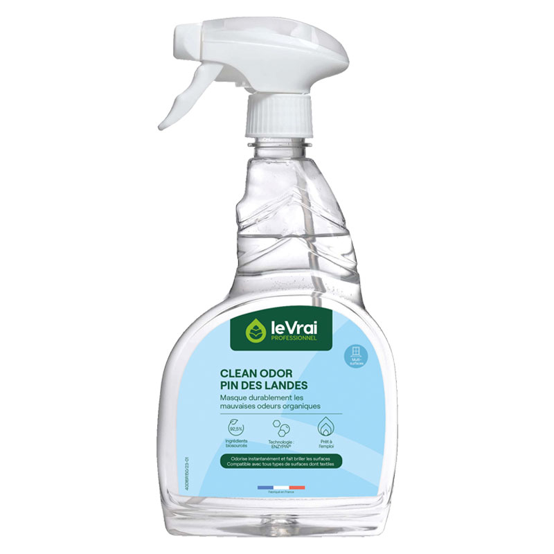[9006281] Destructeur d'odeur Clean Odor LE VRAI PROFESSIONNEL Pin des Landes (750ML)