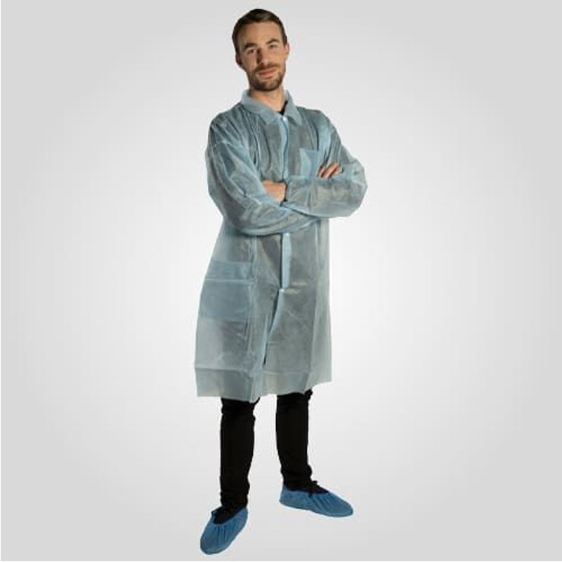 Blouses d'hygiène et de protection bleues MUTEXIL x 50