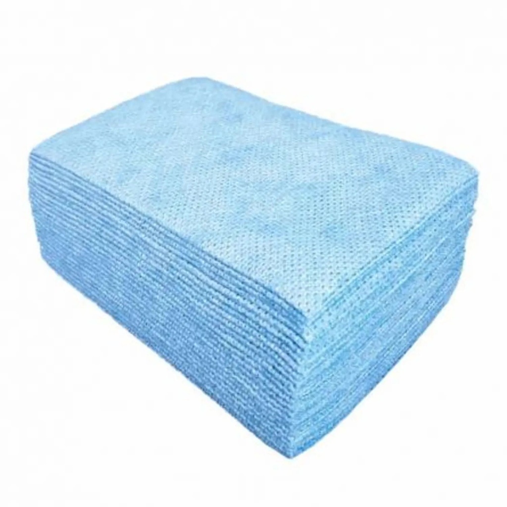 [75401J] Lavettes Hop'Clean non tissées x 25 en 5 couleurs (Jaune)