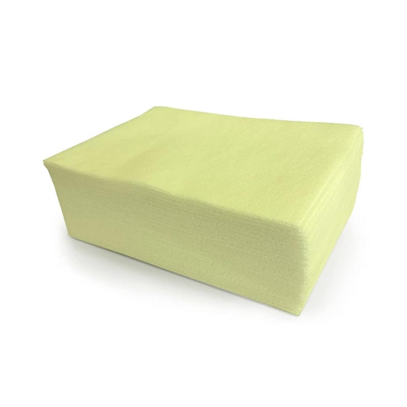 [125J] 25 lavettes nettoyantes et absorbantes BioTiss Super 35x50 cm (Jaune)