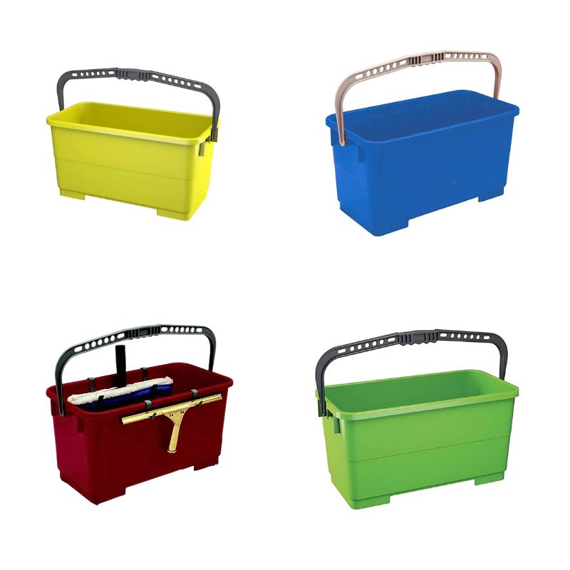 [1063J] Seau pour nettoyage de vitre 22 L (Jaune)