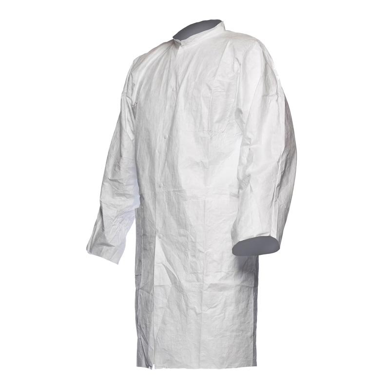 [1145S] Blouse de laboratoire PL309 Tyvek® 500 DuPont avec zip SANS poche (S)