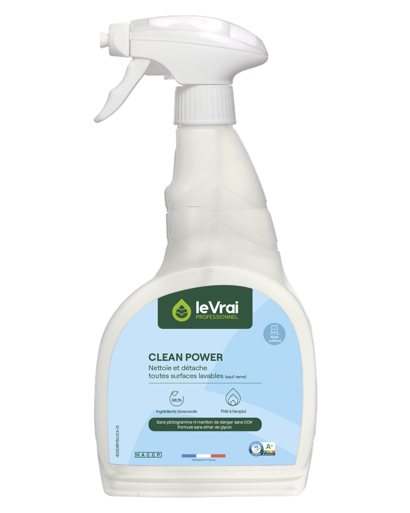 [1271] Détachant ultra-puissant Clean Power LE VRAI PROFESSIONNEL 750 ml et 5 L (750ML)