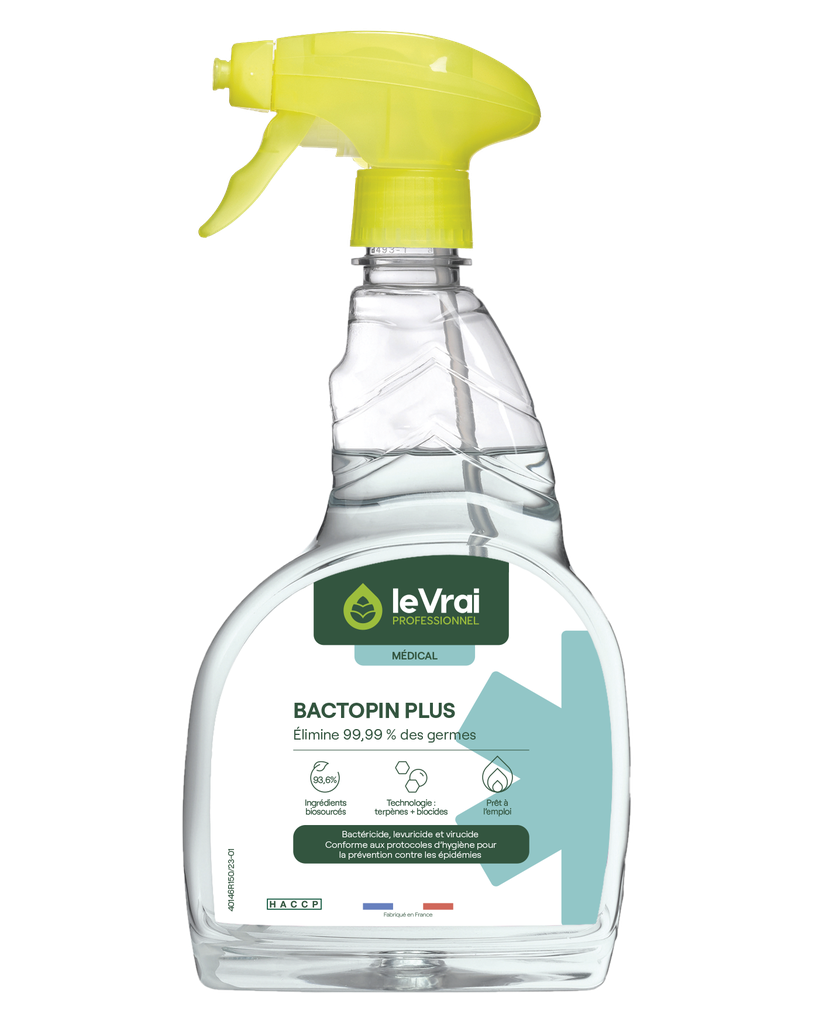 [1166] Désinfectant Bactopin Plus prêt à l'emploi LE VRAI PROFESSIONNEL 750 ml - 5 L (750ML)