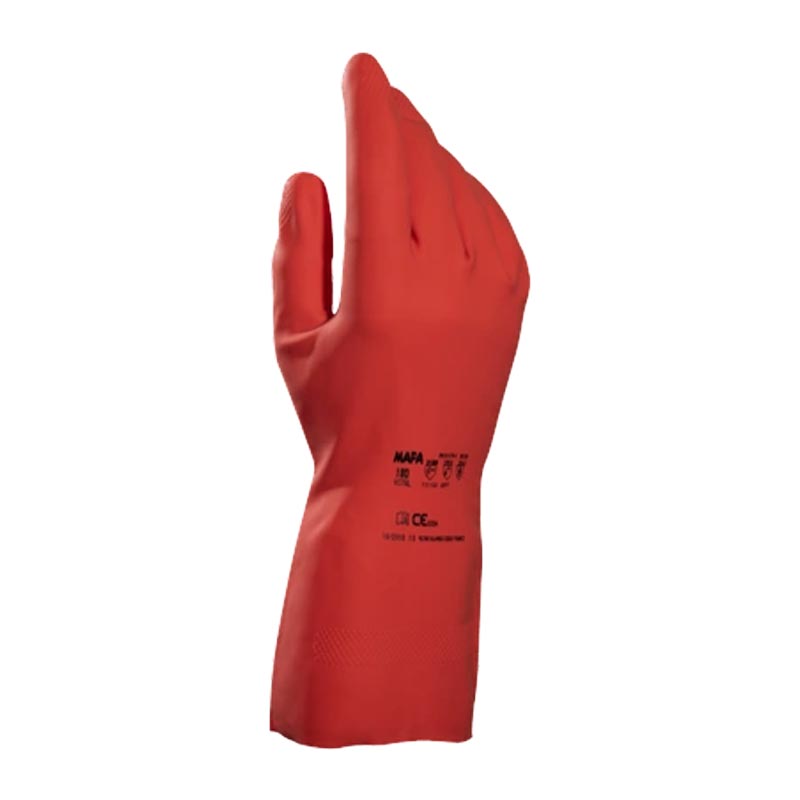 [278S] Gants rouges de protection chimique MAPA Vital 180 (S)