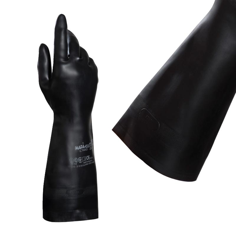 [345S] Gants de protection chimique MAPA UltraNeo 450 (S)