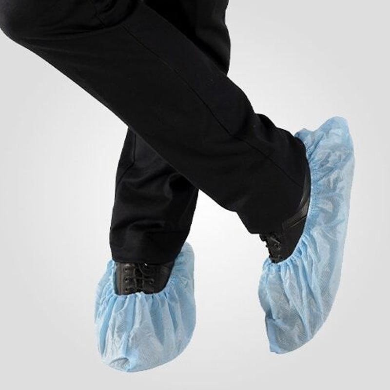 [40811] Surchaussures jetables antidérapantes Sticky-Shoes x 300 (Bleu)