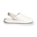 Sabot médical en cuir blanc ABEBA Active 87021