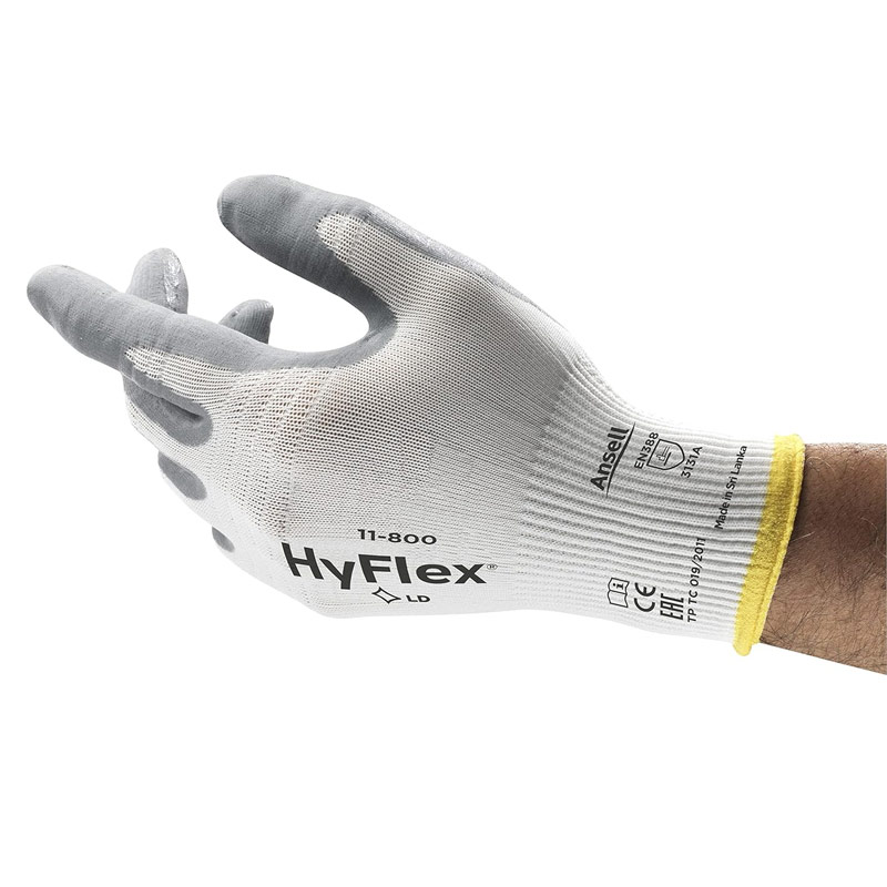 [4912T7] Gants de protection HyFlex 11-800 ANSELL (S)