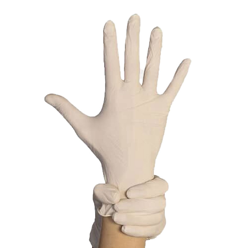 [4930S] Gants d'examen jetables en latex naturel poudré x 100 (S)