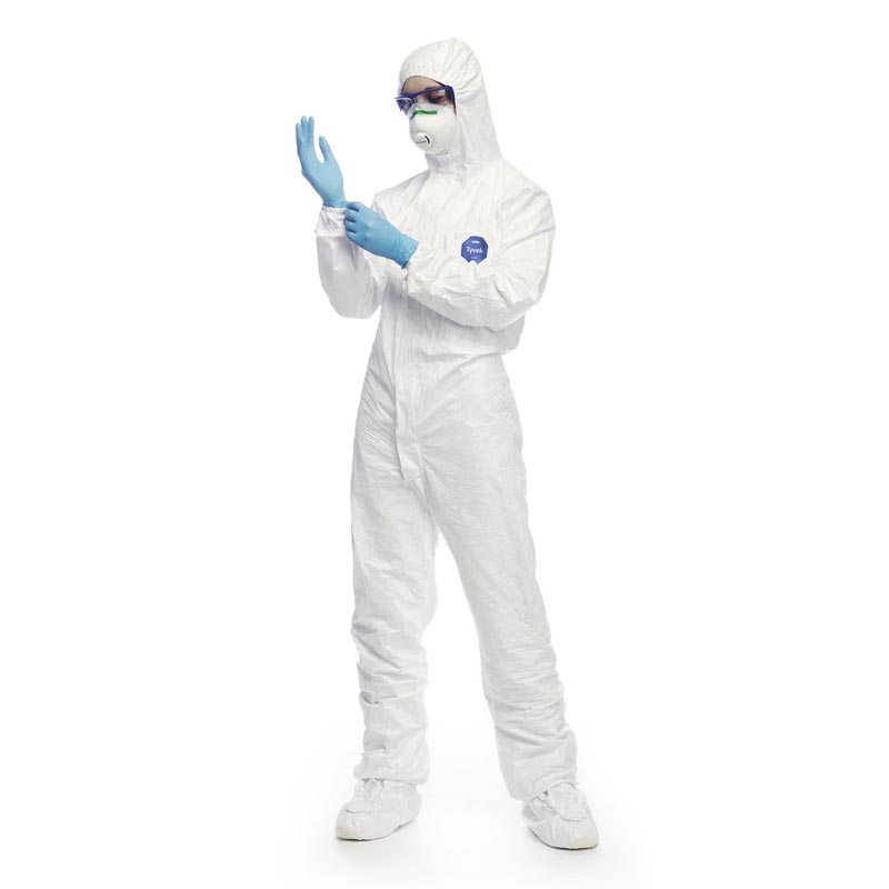 [498S] Combinaison de protection stérilisée Tyvek® 500 Labo de DuPont (S)