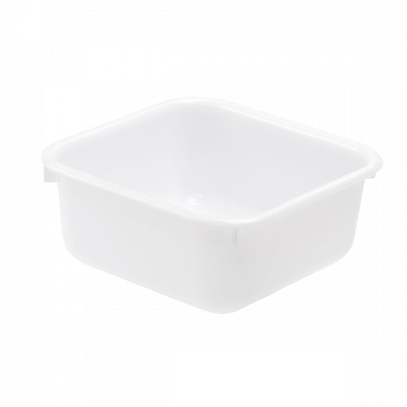 [554] Bassine carrée blanche GILAC 1L à 12 L (1L)
