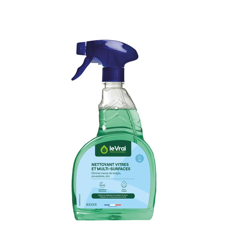 [577] Nettoyant Vitres et Multi-Surfaces LE VRAI PROFESSIONNEL 750 ml et 5 L (750ML)